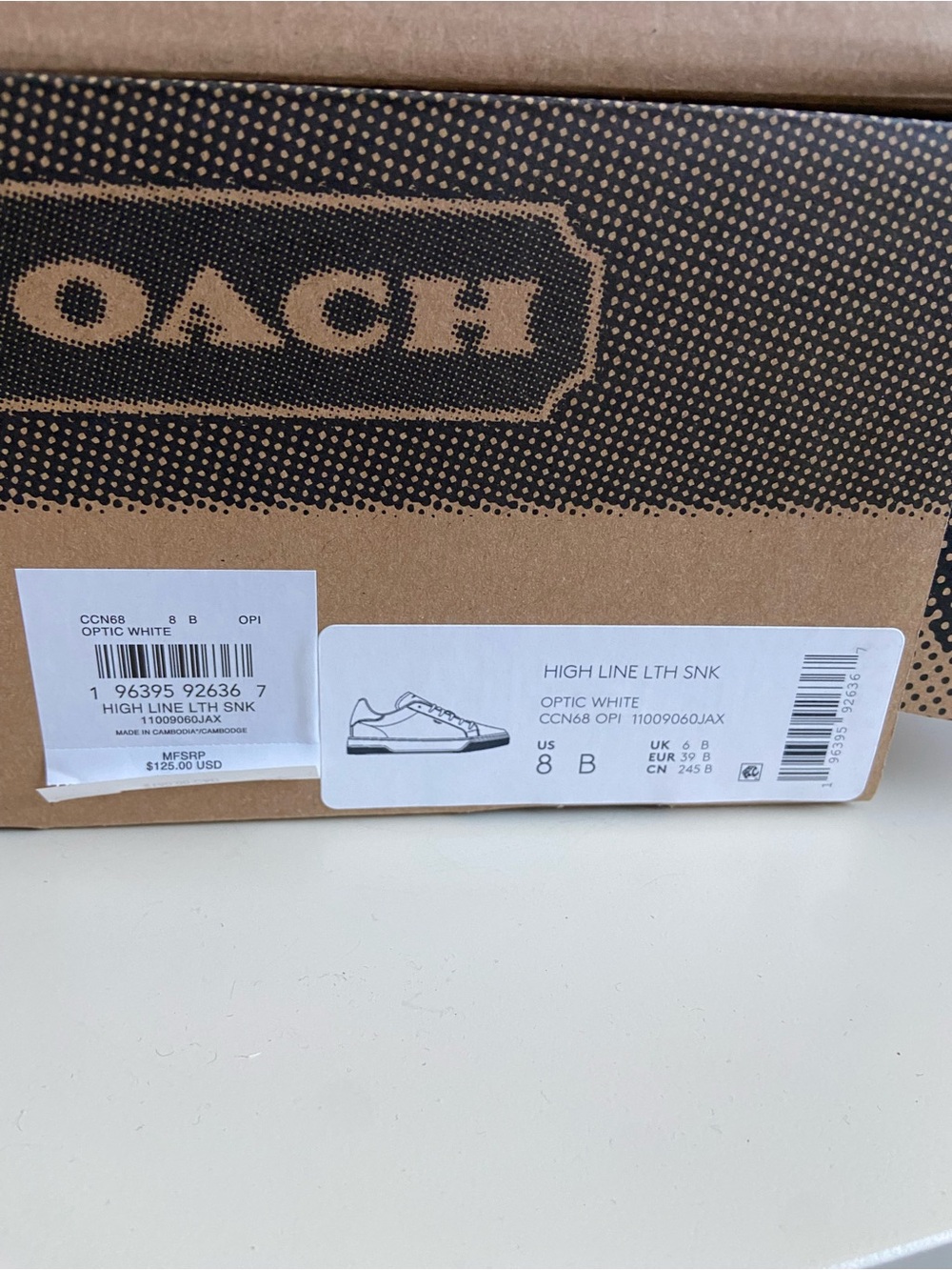 Coach White Sneakers - Picture 7 of 9